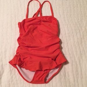 Limeapple super cute ruched one piece bathing suit